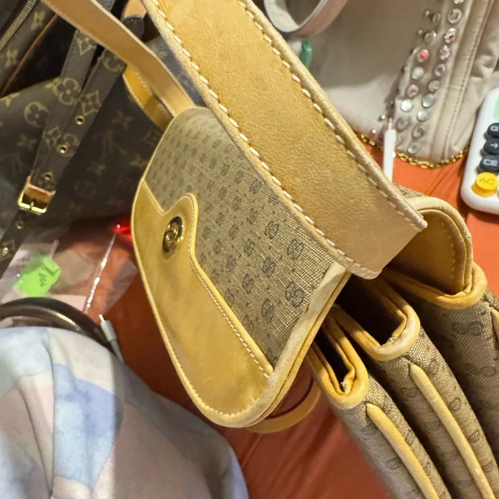 Gucci Patterned Tan and Yellow Women's Bag - Picture 13 of 13